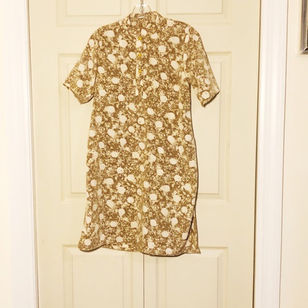 Speckled Brown & Cream Dress 2 Piece